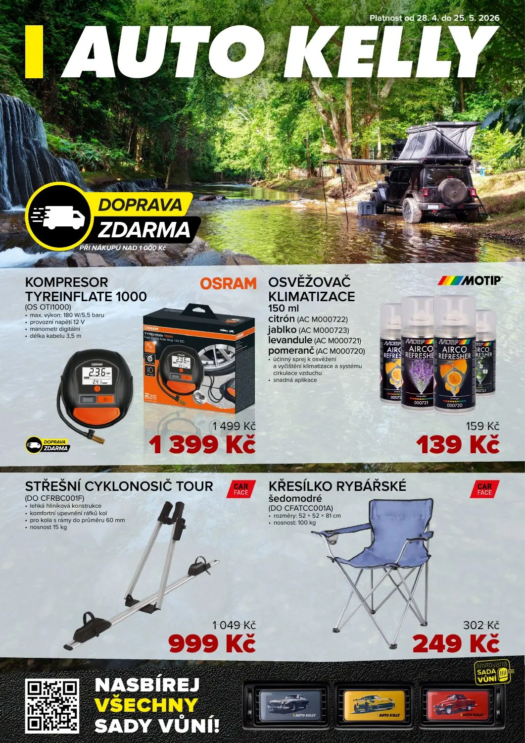 Doprava zdarma při nákupu nad 1000 Kč