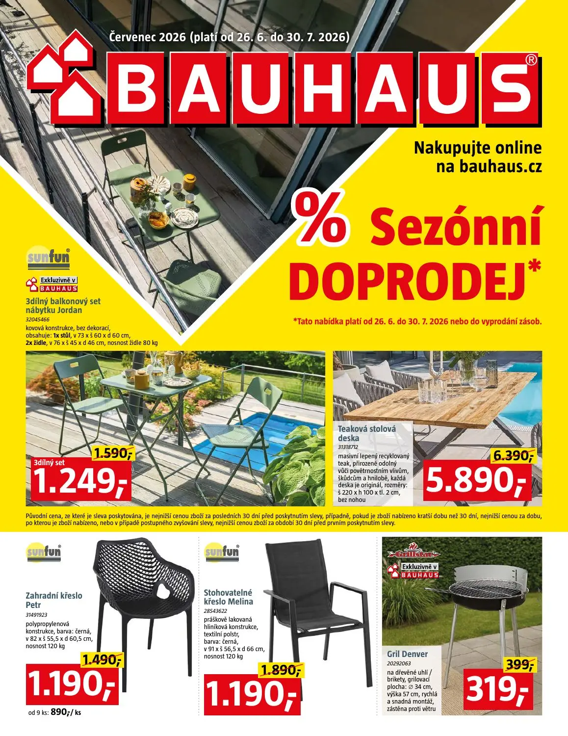% Sezónní  DOPRODEJ 