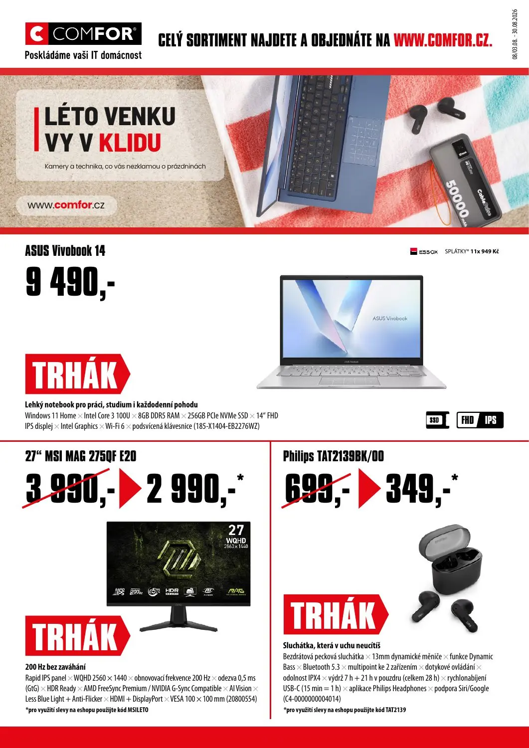 LÉTO VENKU VY V KLIDU