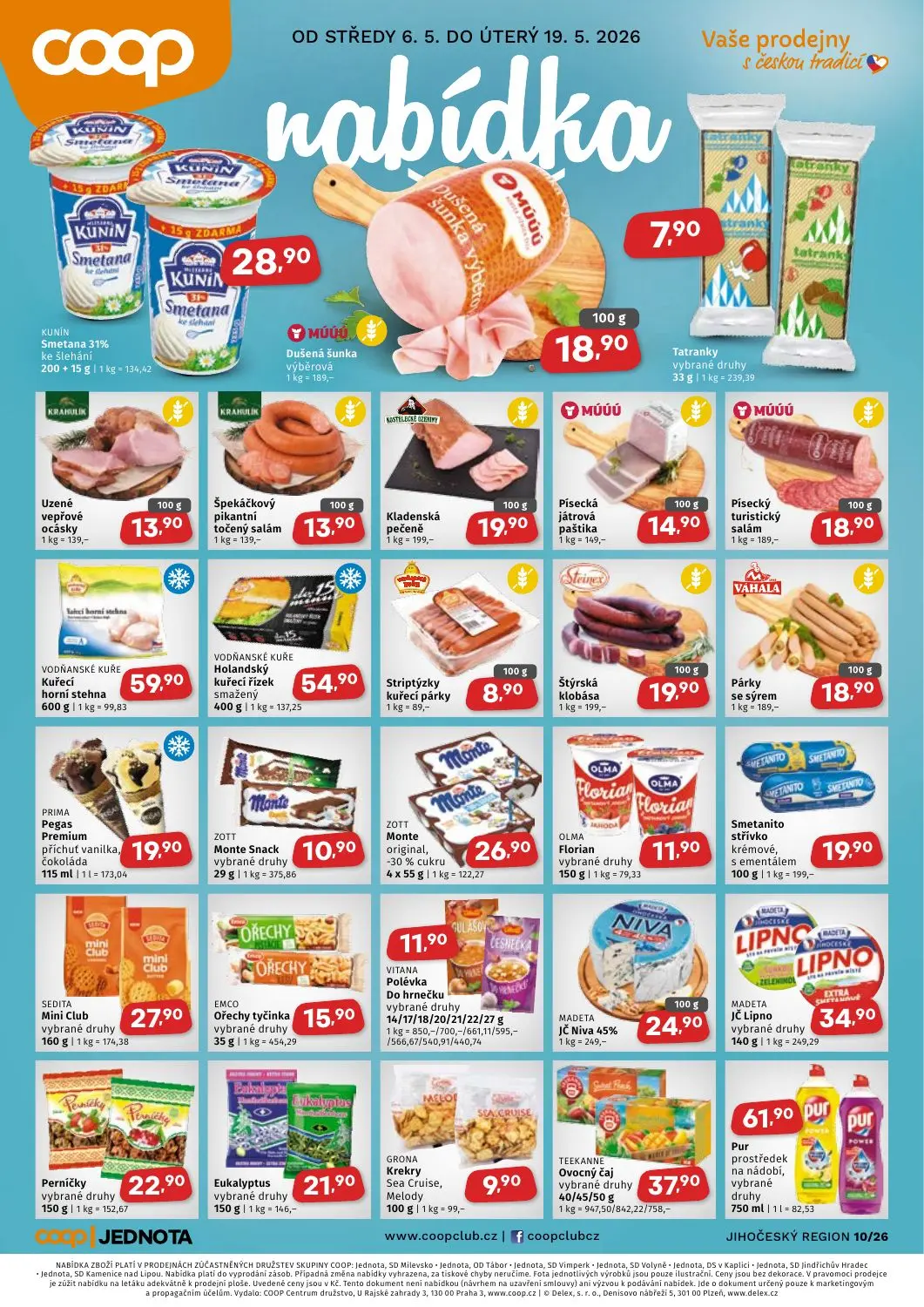 Jihočeský region COOP Jednota