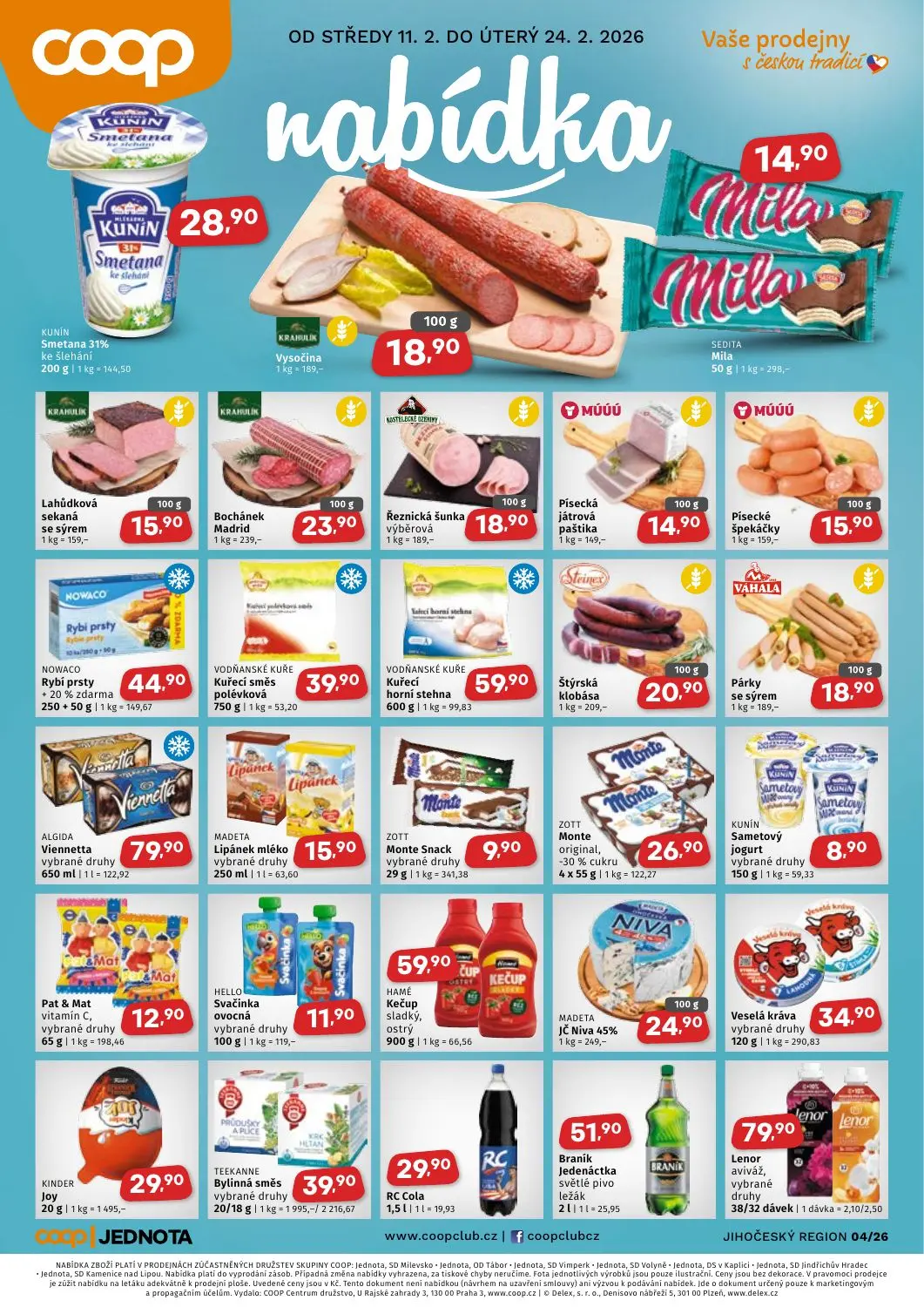 Jihočeský region COOP Jednota