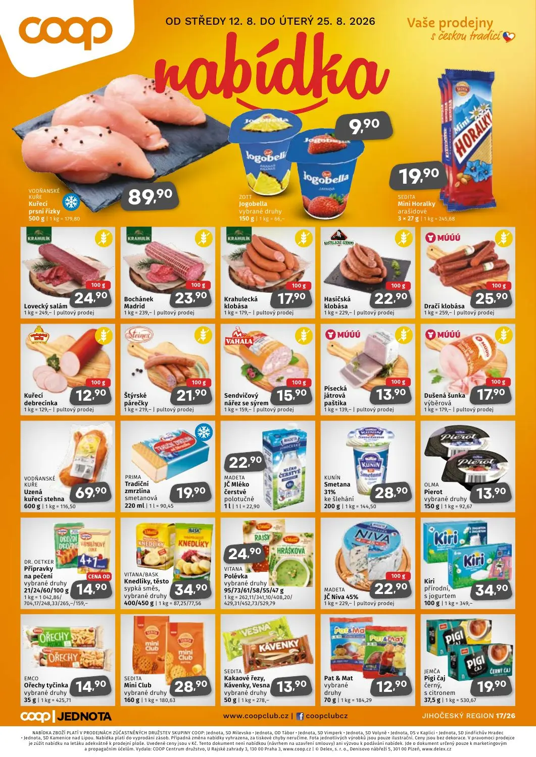 Jihočeský region COOP Jednota