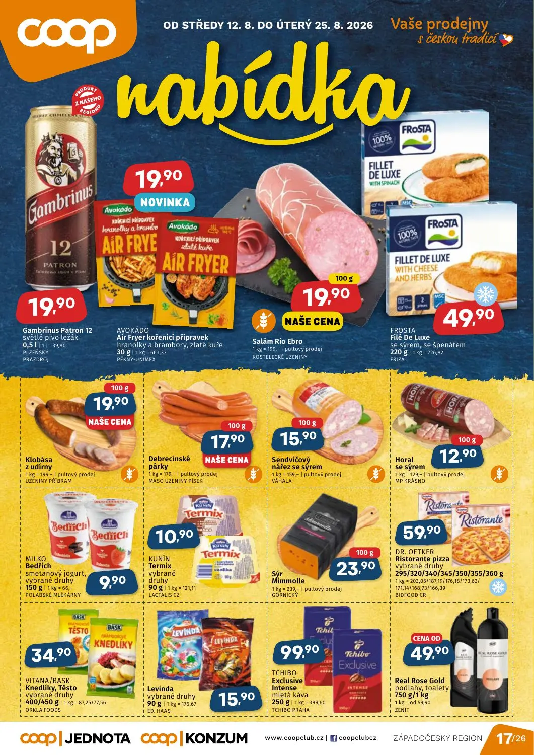 Západočeský region COOP Jednota a Konzum