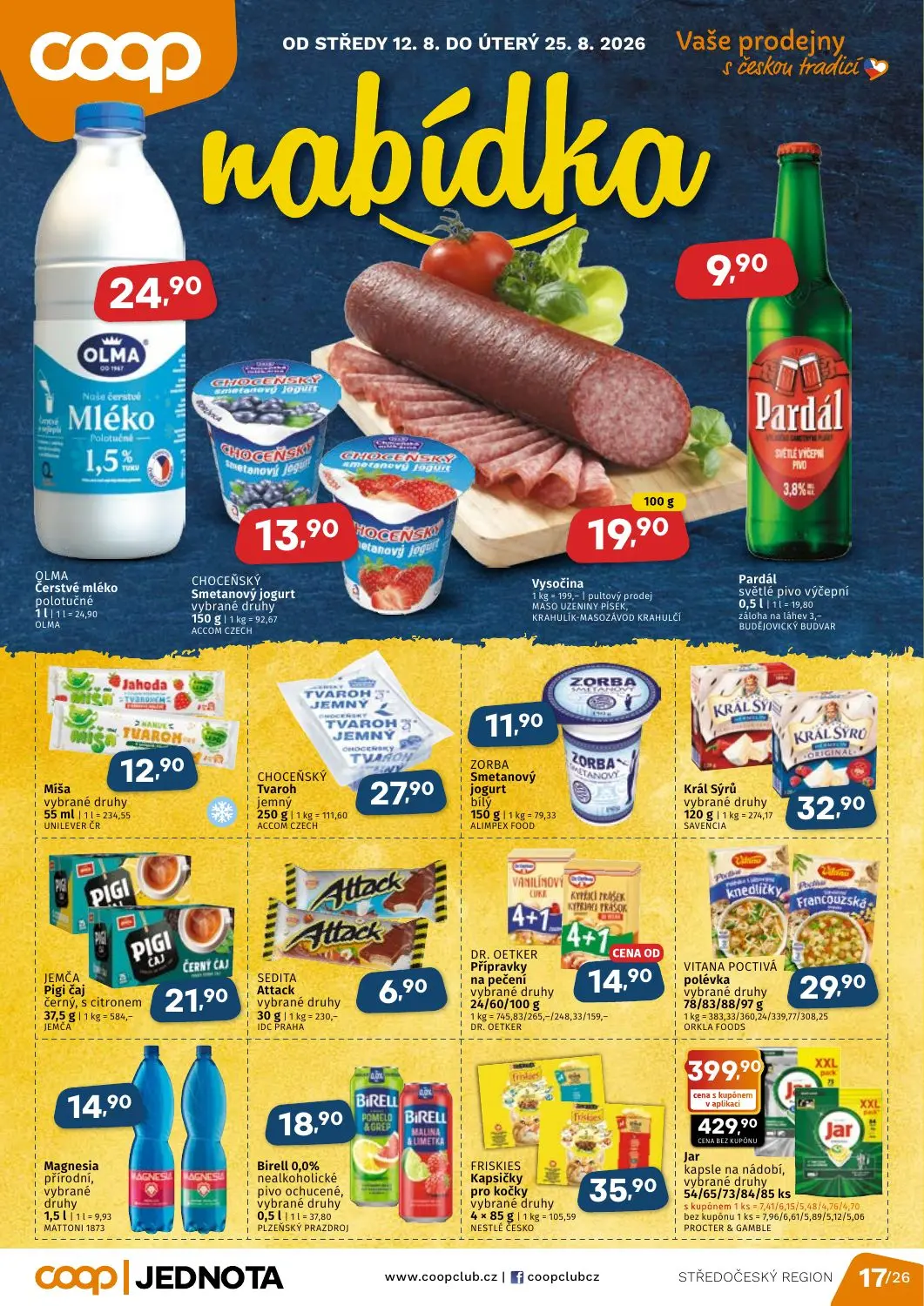 Středočeský region COOP Jednota