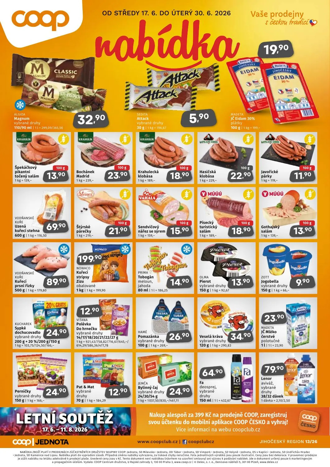 Jihočeský region COOP Jednota