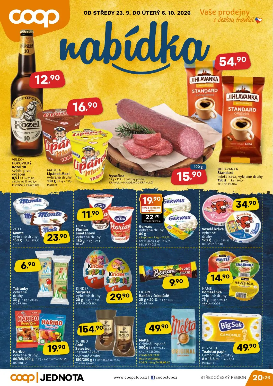 Středočeský region COOP Jednota