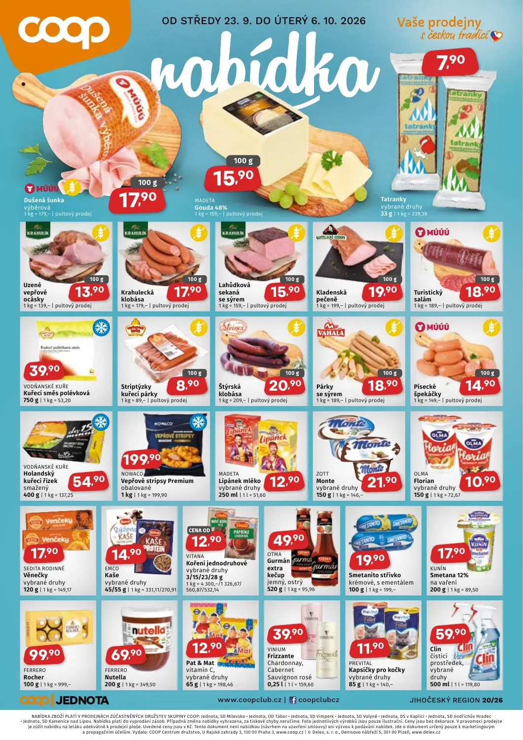 
Jihočeský region COOP Jednota