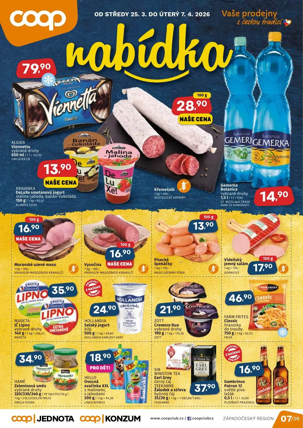 Západočeský region COOP Jednota a Konzum