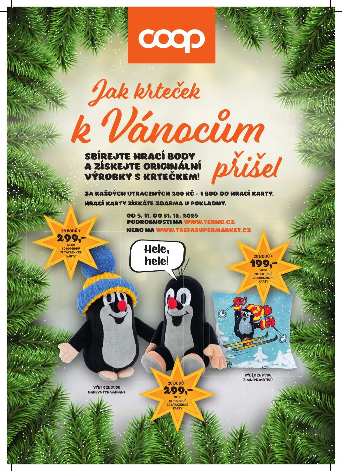 Jak krteček k Vánocům přišel