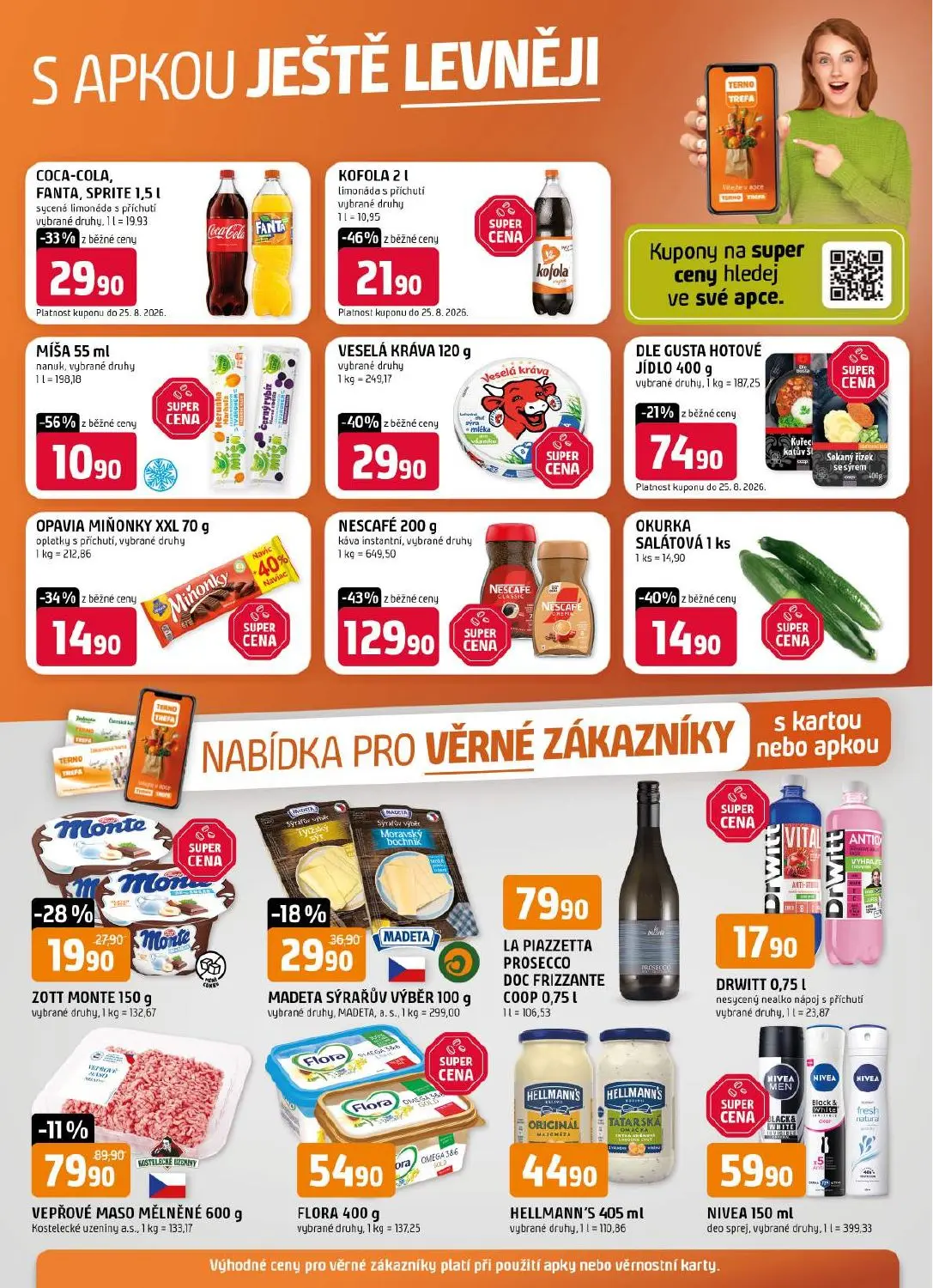 Nabídka pro věrné zákazníky