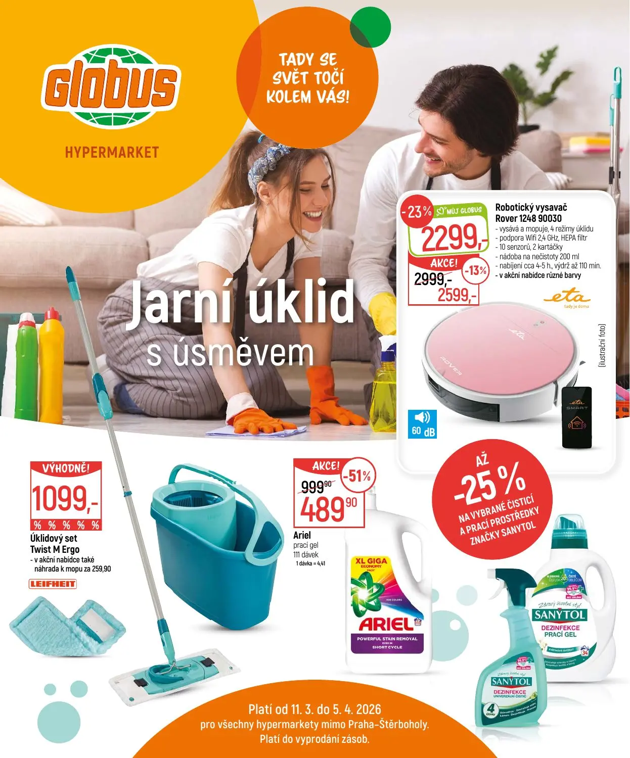 Jarní úklid  s úsmě (Hypermarket)