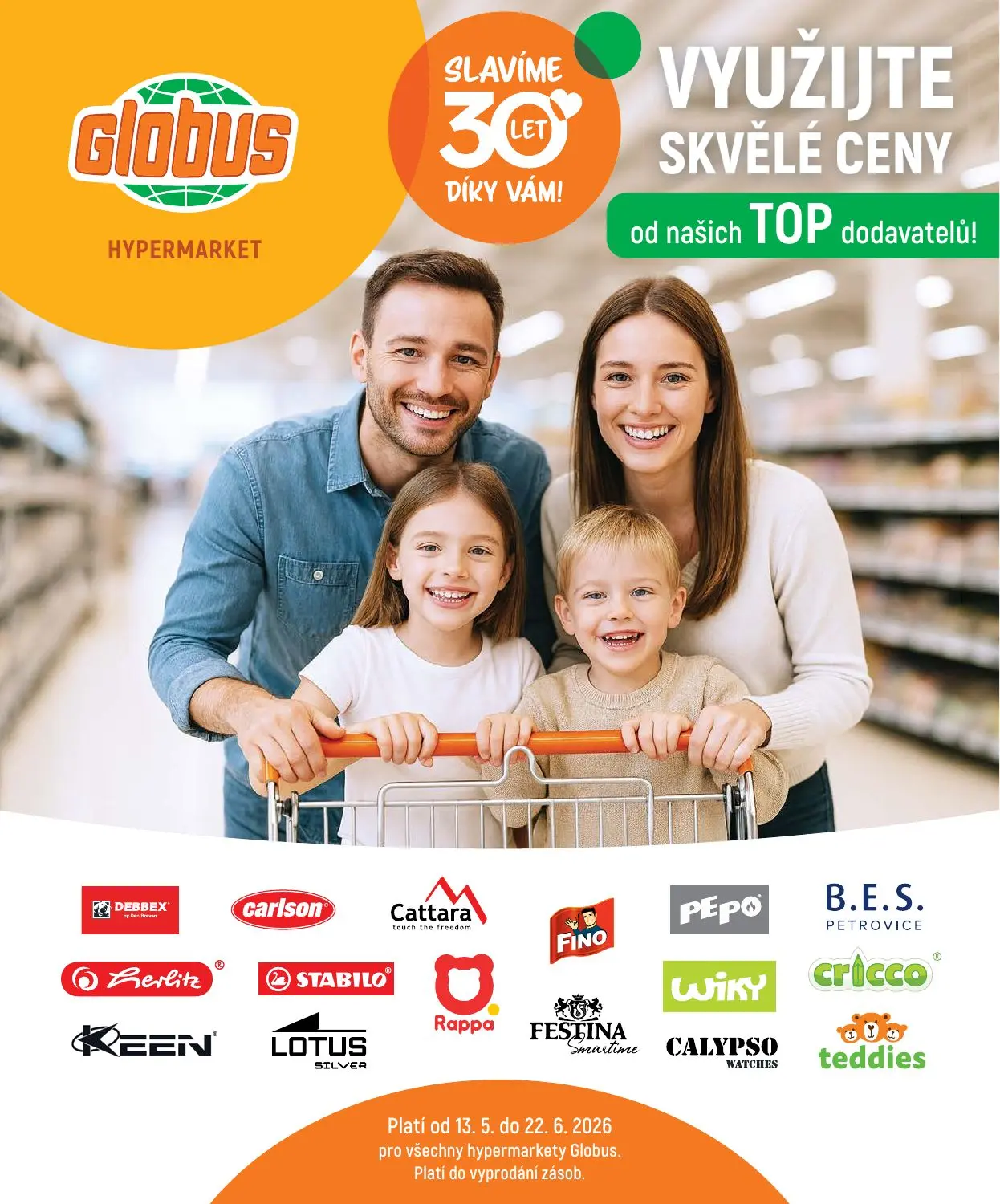 Pro všechny hypermarkety Globus