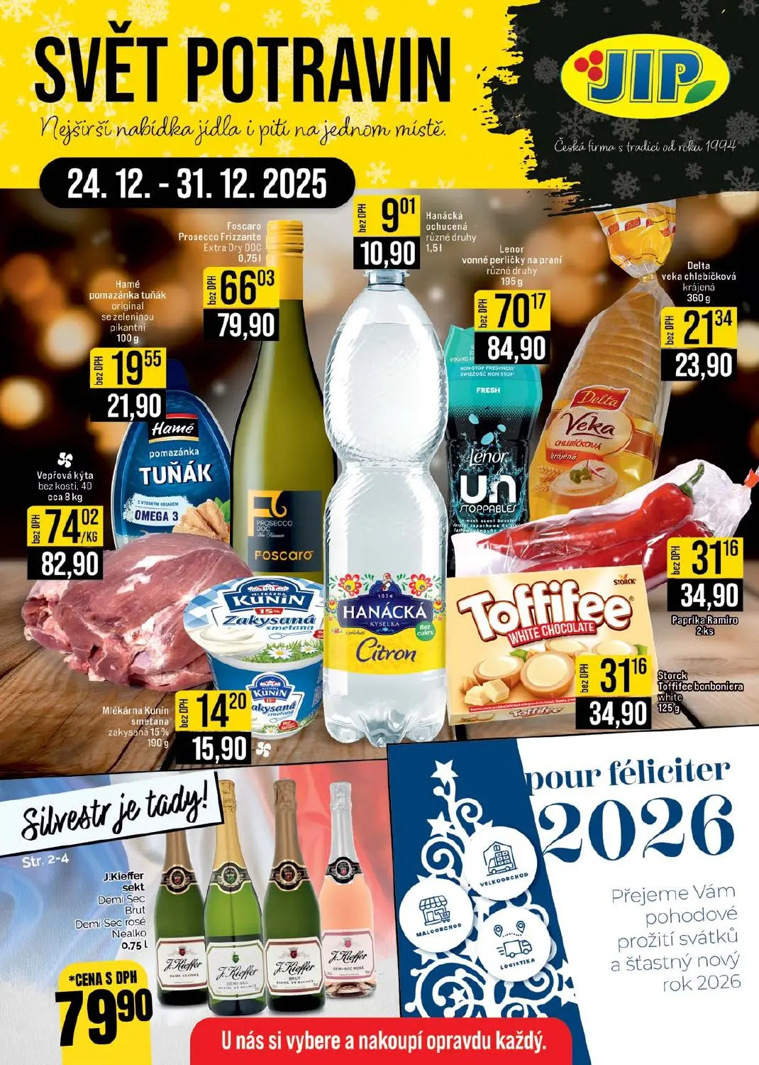 Leták Svět potravin (Brno, Jilemnice, Karlove Vary, Olomouc, Ostrava, Pardubice, Polička,Praha, Zlín)