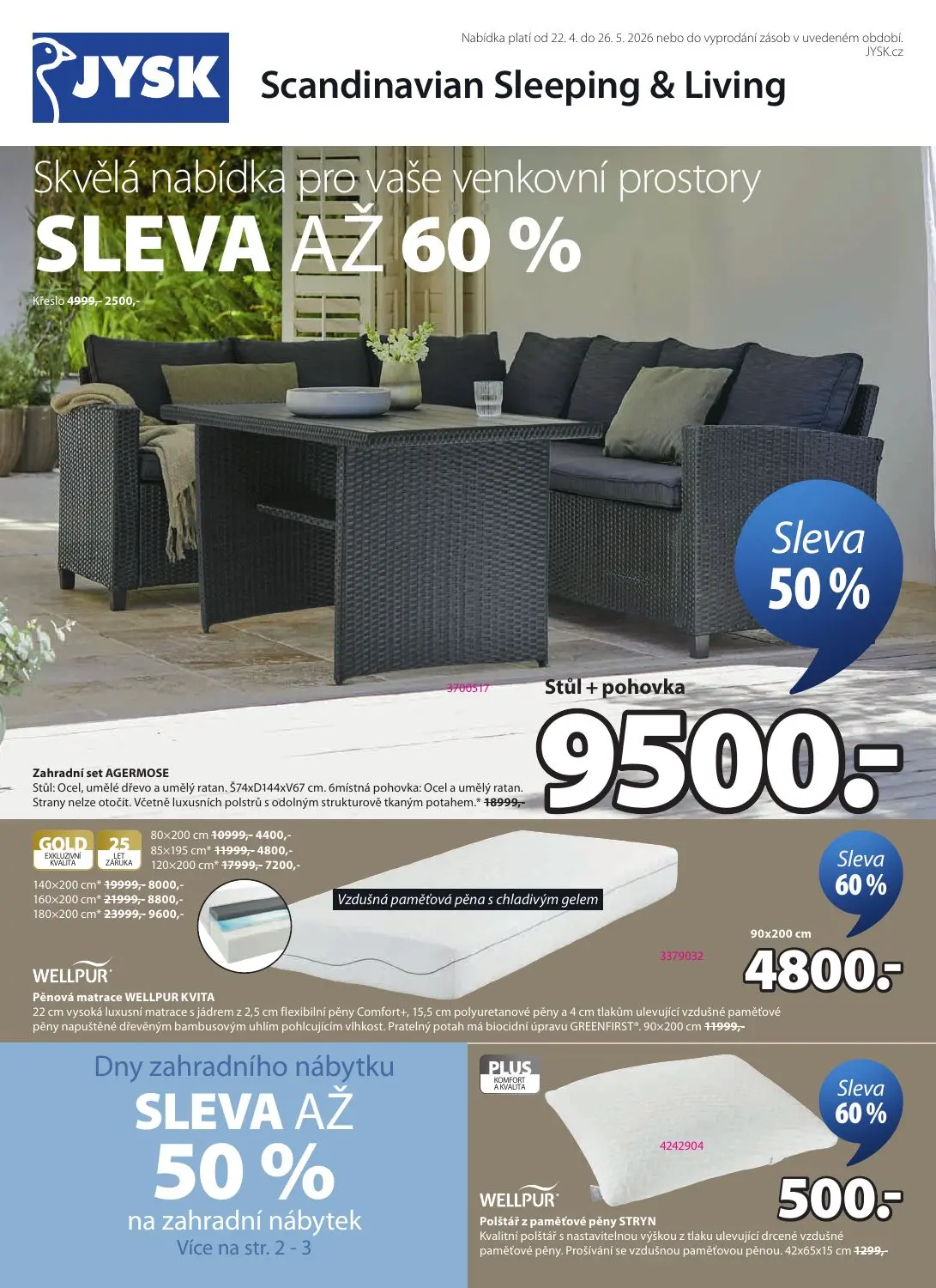 Skvělá nabídka pro vaše venkovní prostory
SLEVA AŽ 60 %