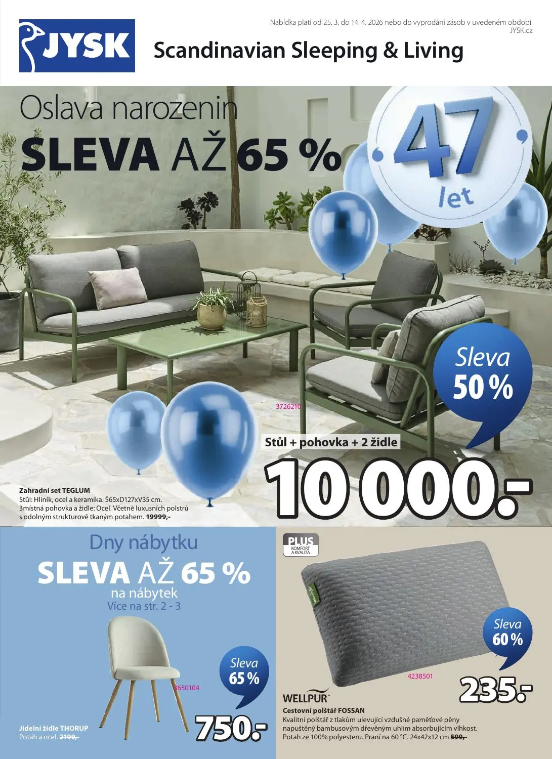 Oslava narozenin SLEVA AŽ 65 %