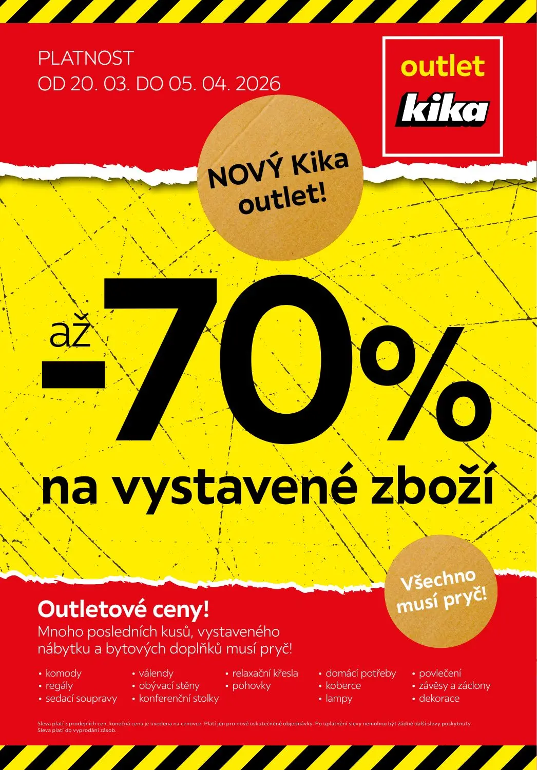 NOVÝ Kika outlet!