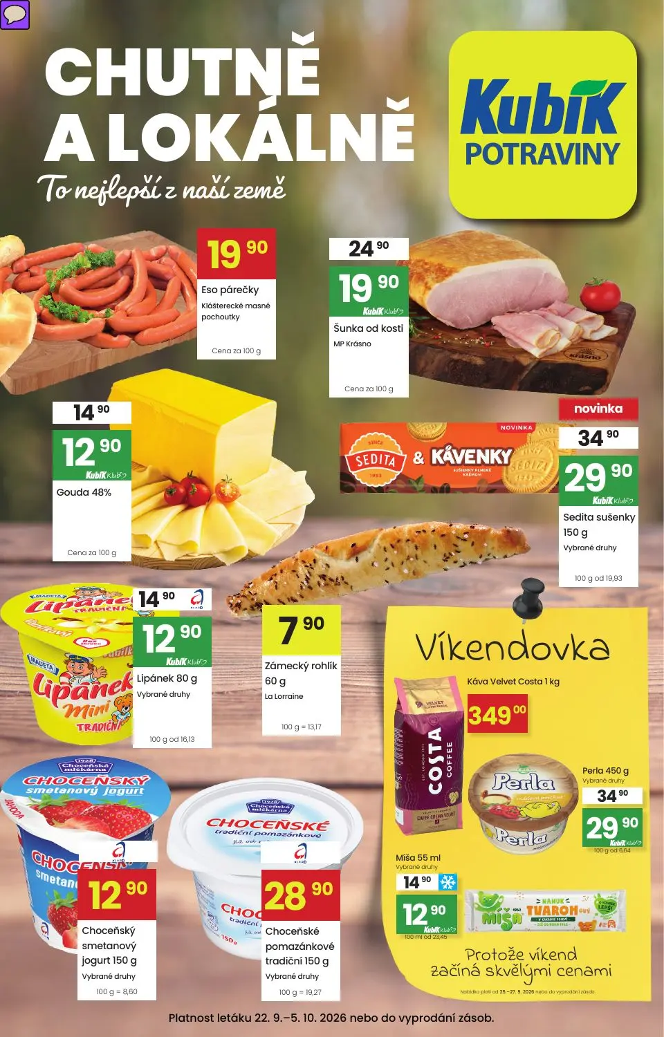 CHUTNĚ A LOKÁLNĚ
To nejlepší z naší země