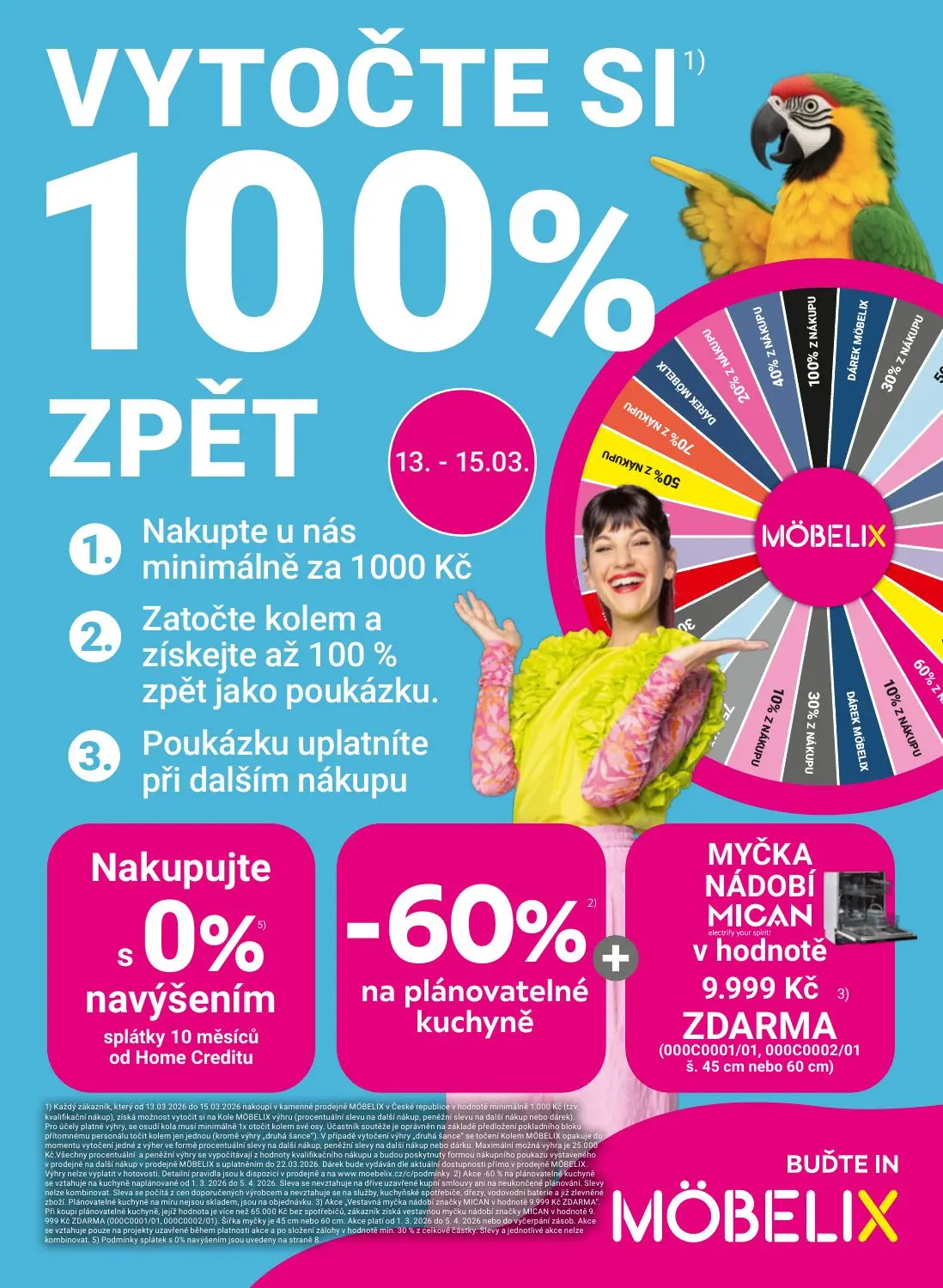 VYTOČTE SI 100% ZPĚT