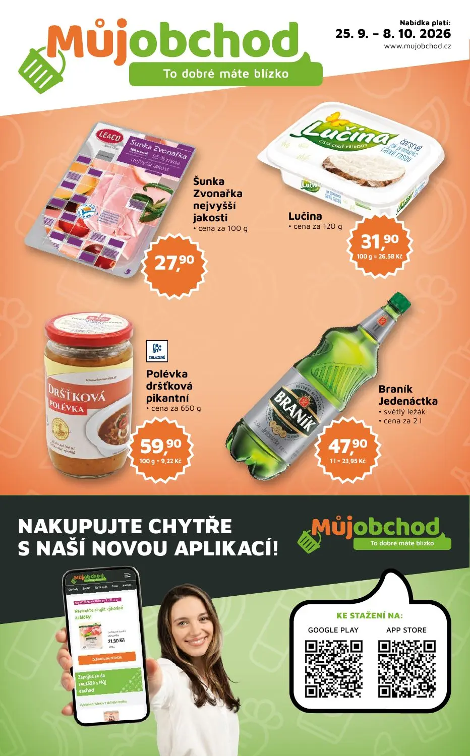Výhodná nabídka platná ve všech prodejnách