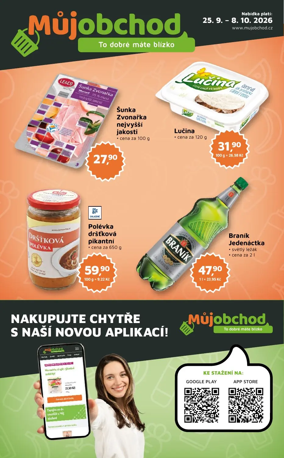 Výhodná nabídka platná ve vybraných prodejnách