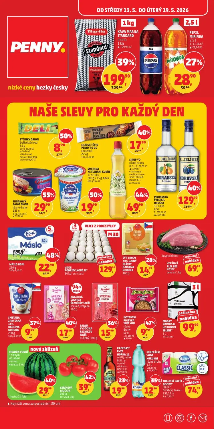 NAŠE SLEVY PRO KAŽDÝ DEN
