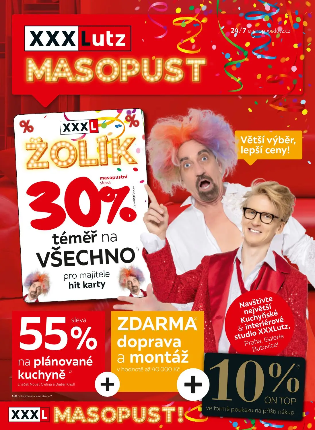 Sleva 30 %
téměř na všechno
