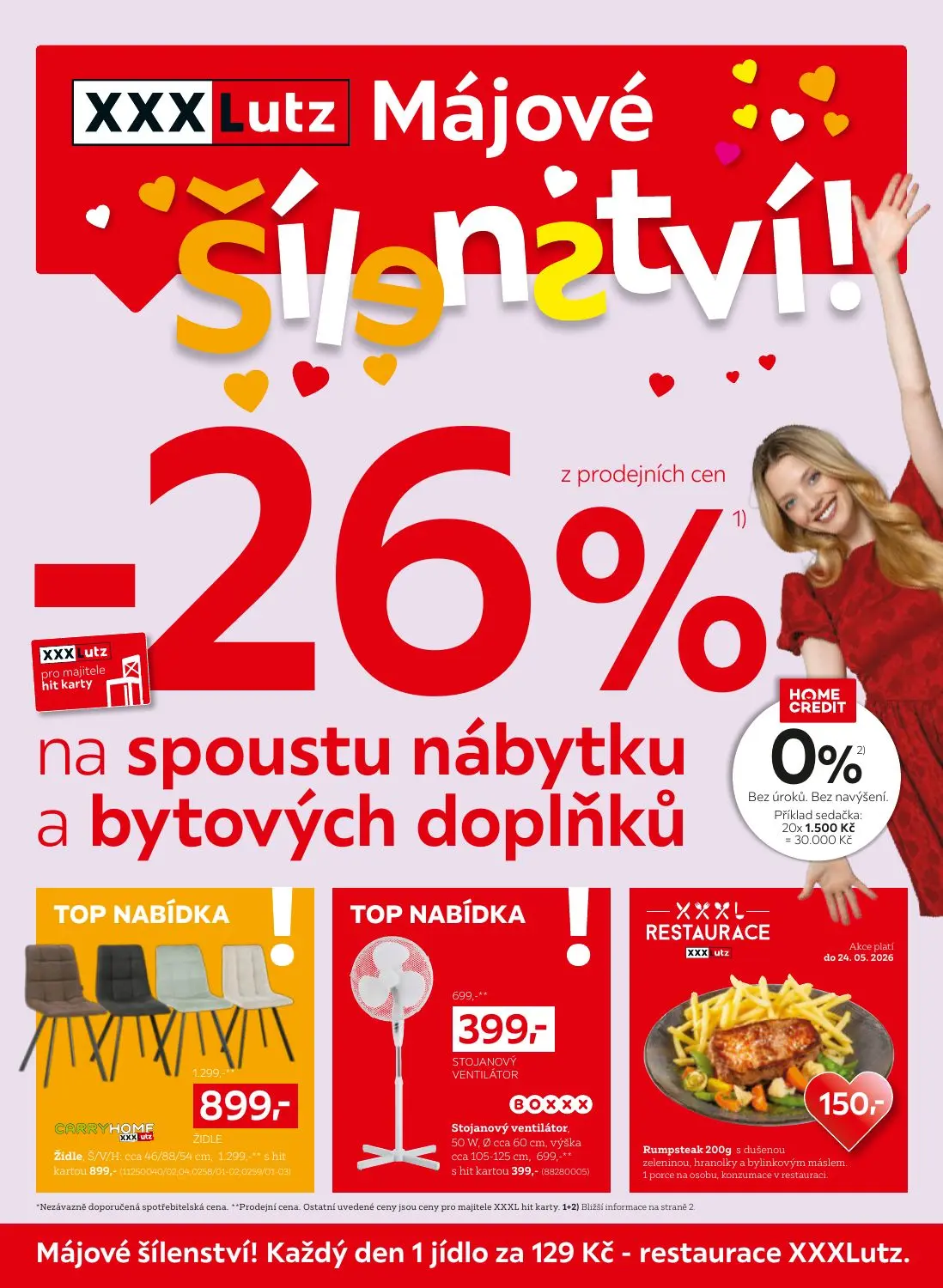 Sleva 26 % téměř na všechno