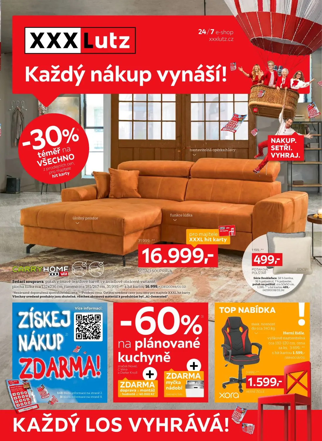 Sleva 30 % téměř na všechno!
