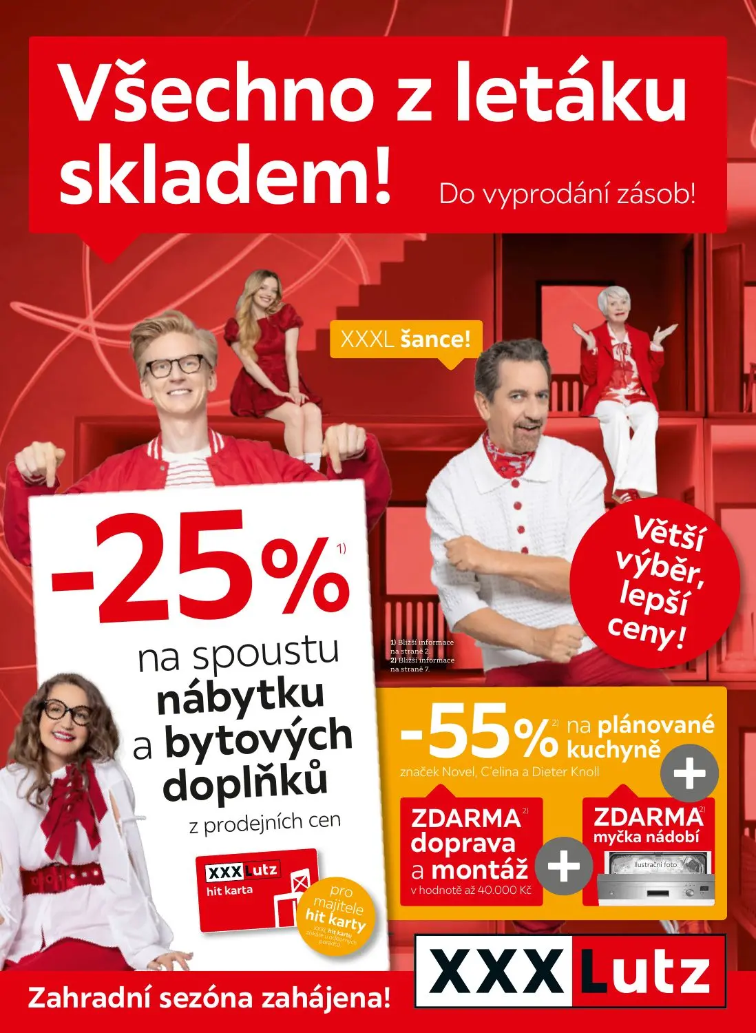 Všechno z letáku skladem! Do vyprodání zásob!
Sleva 25 % téměř na všechno