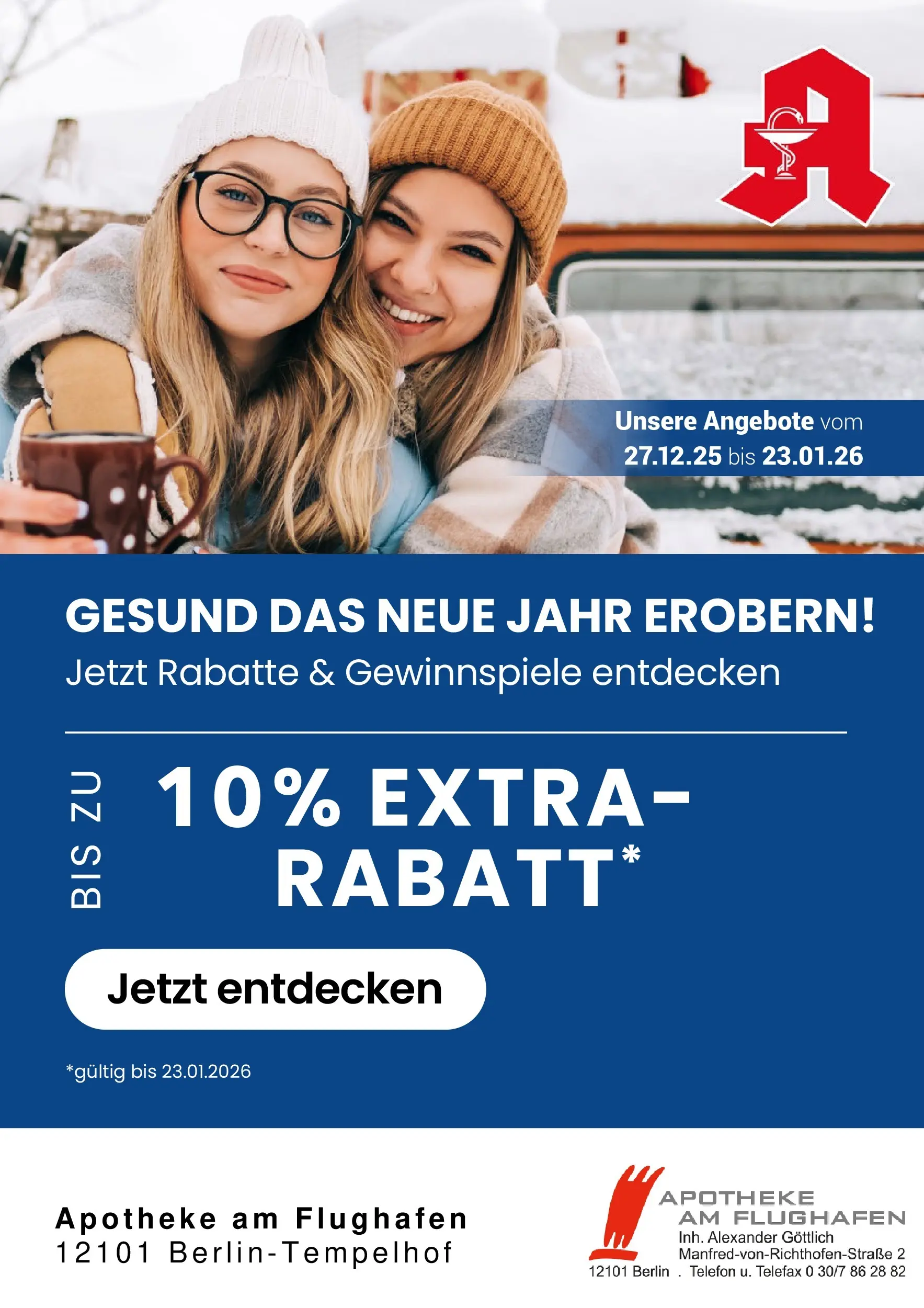 Tolle Gewinnspiele und Angebote zum neuen Jahr!