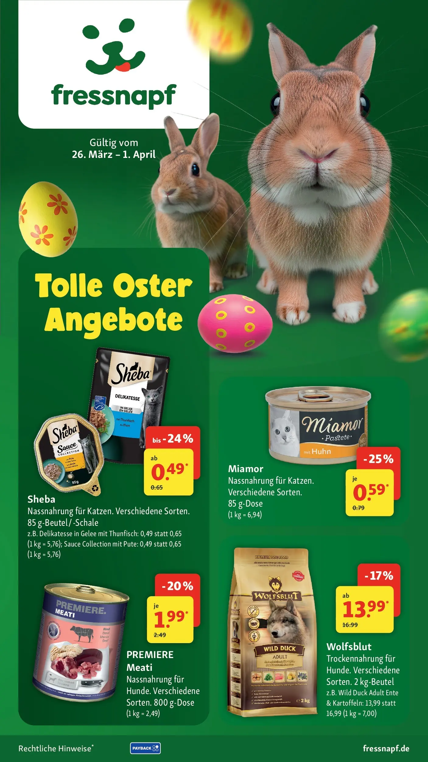 Fressnapf: Tolle Osterangebote