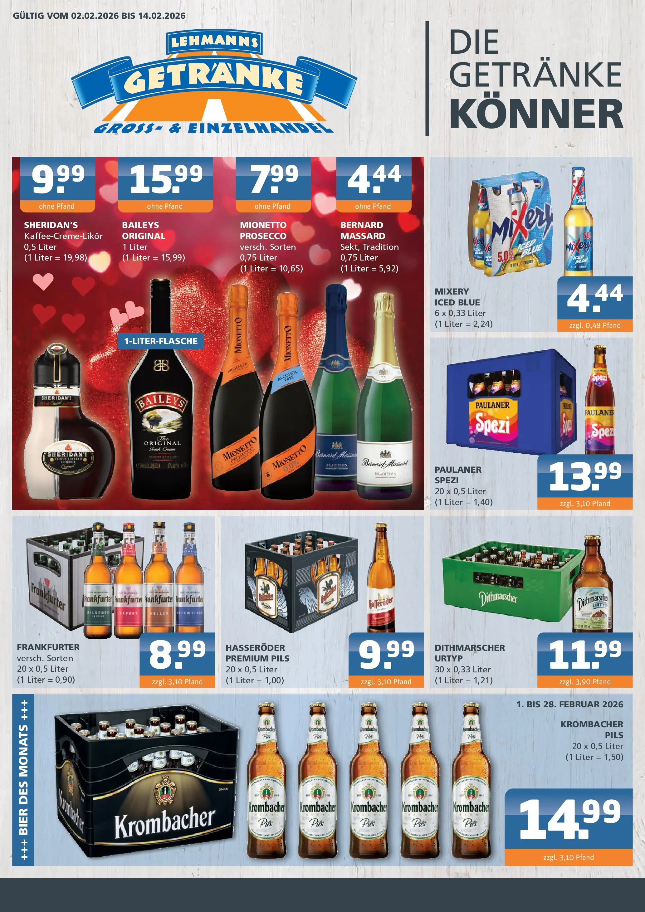 Getränke Lehmann: Getränkeangebote