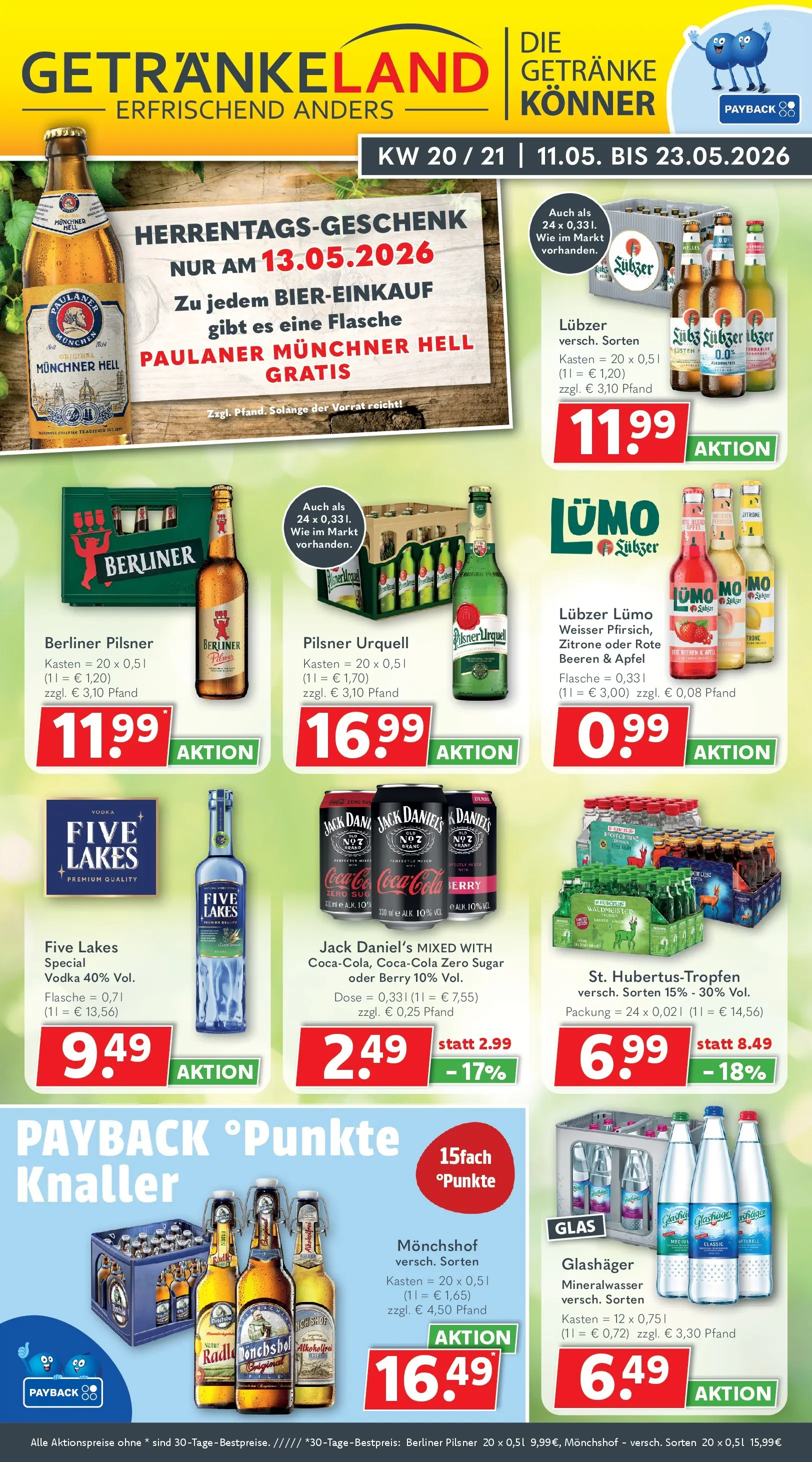 Getränkeland: Getränkeangebote