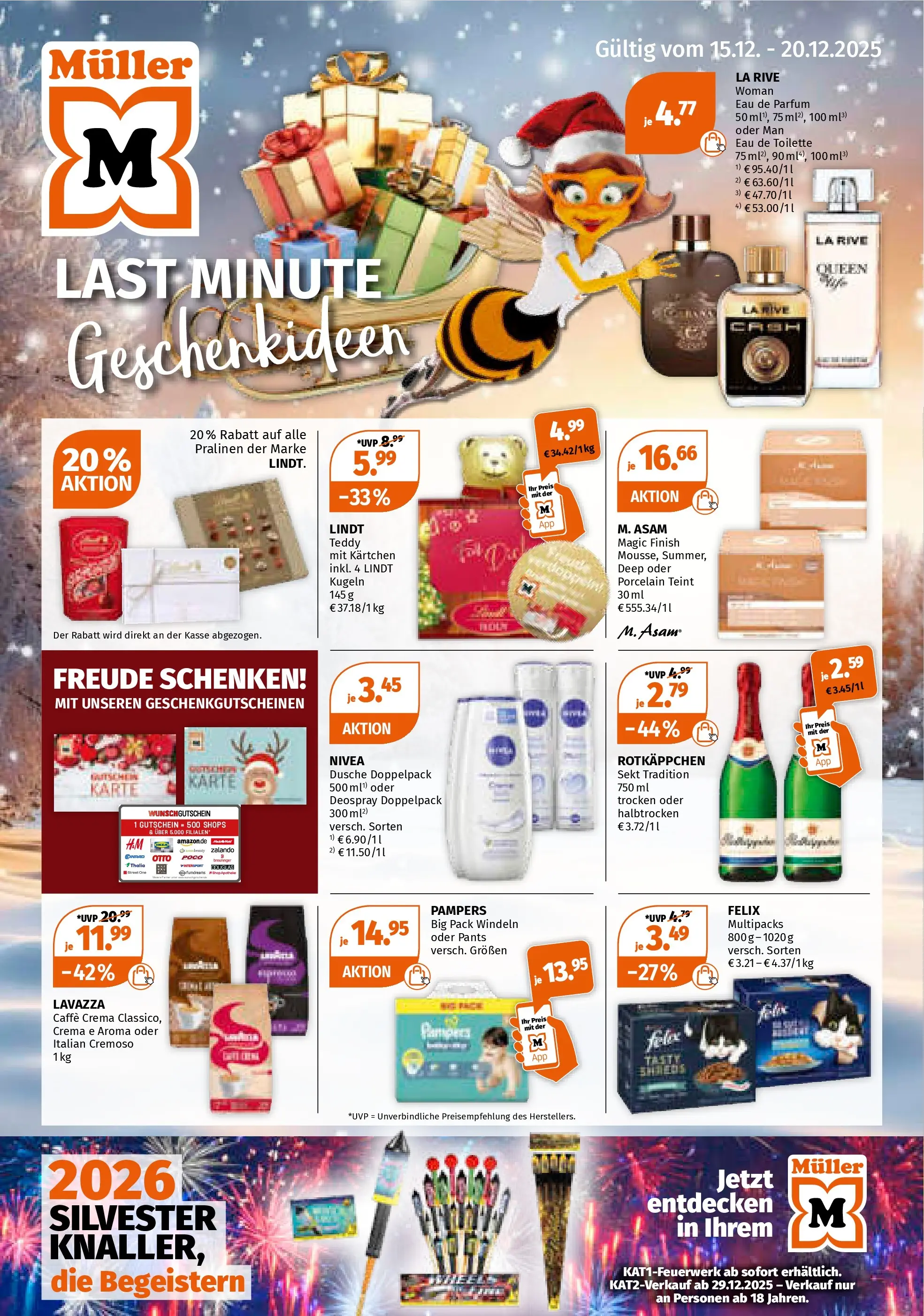 Müller: Last Minute Geschenkideen