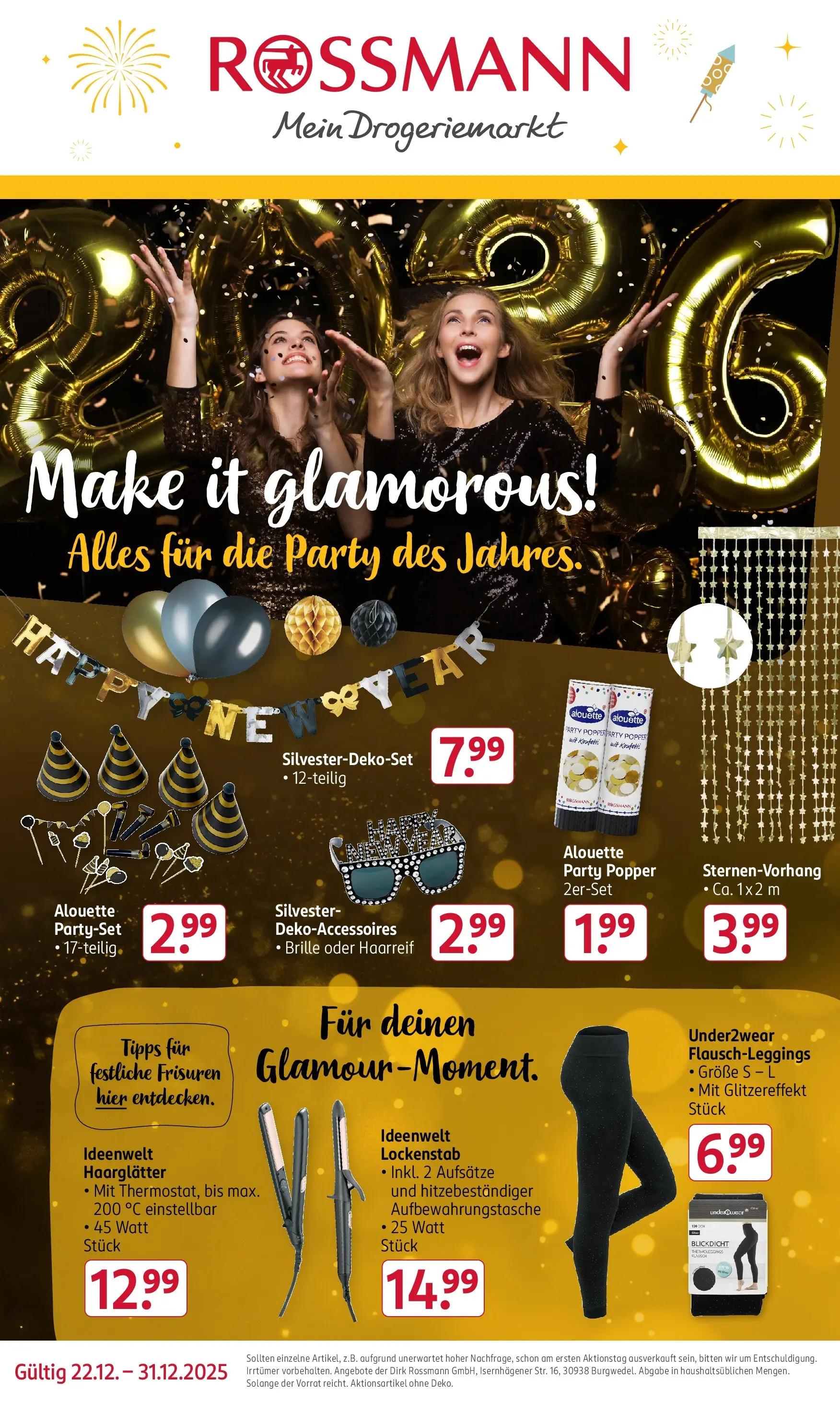 Rossmann: Silvester Highlights