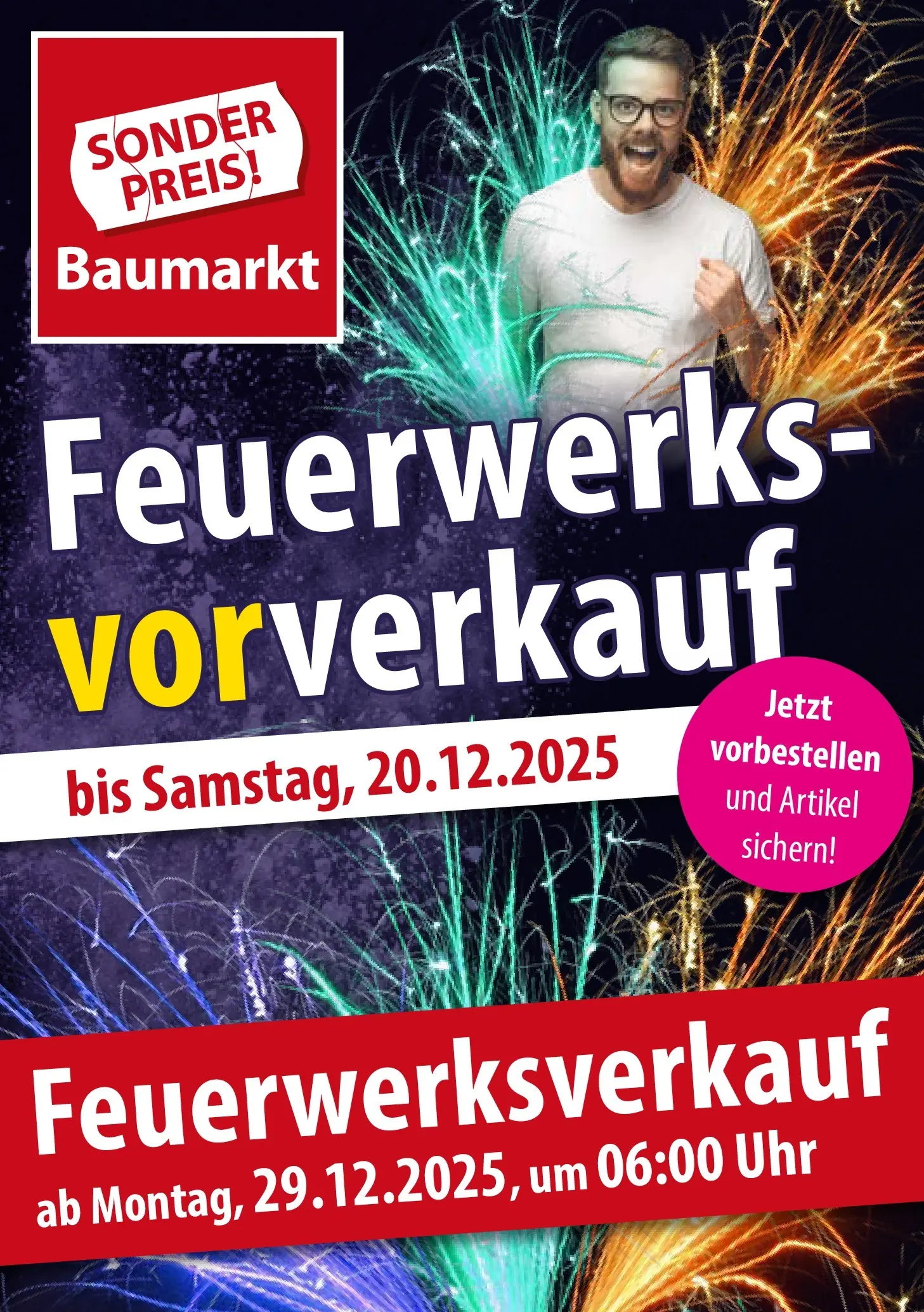 Sonderpreis Baumarkt I Feuerwerk 25 I VVK