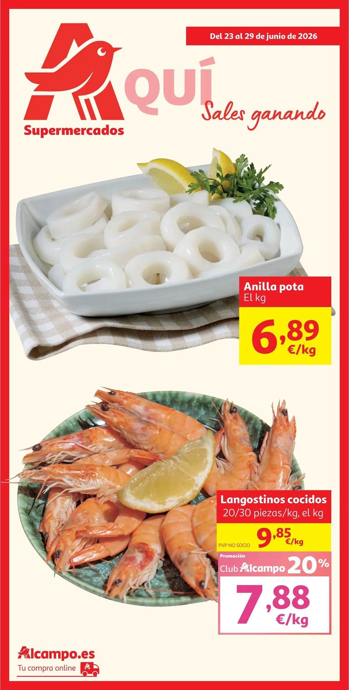Alcampo Supermercado - Sales ganando