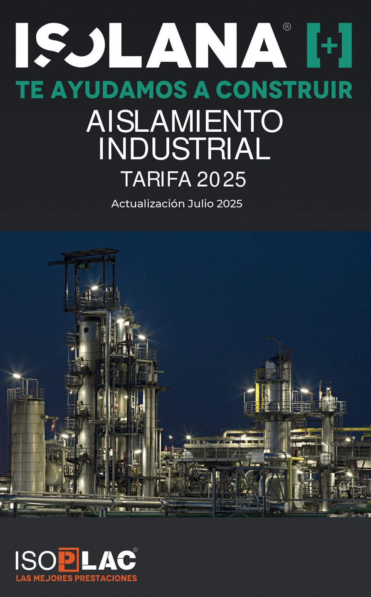 AISLAMIENTO INDUSTRIAL - TARIFA ISOLANA 2025