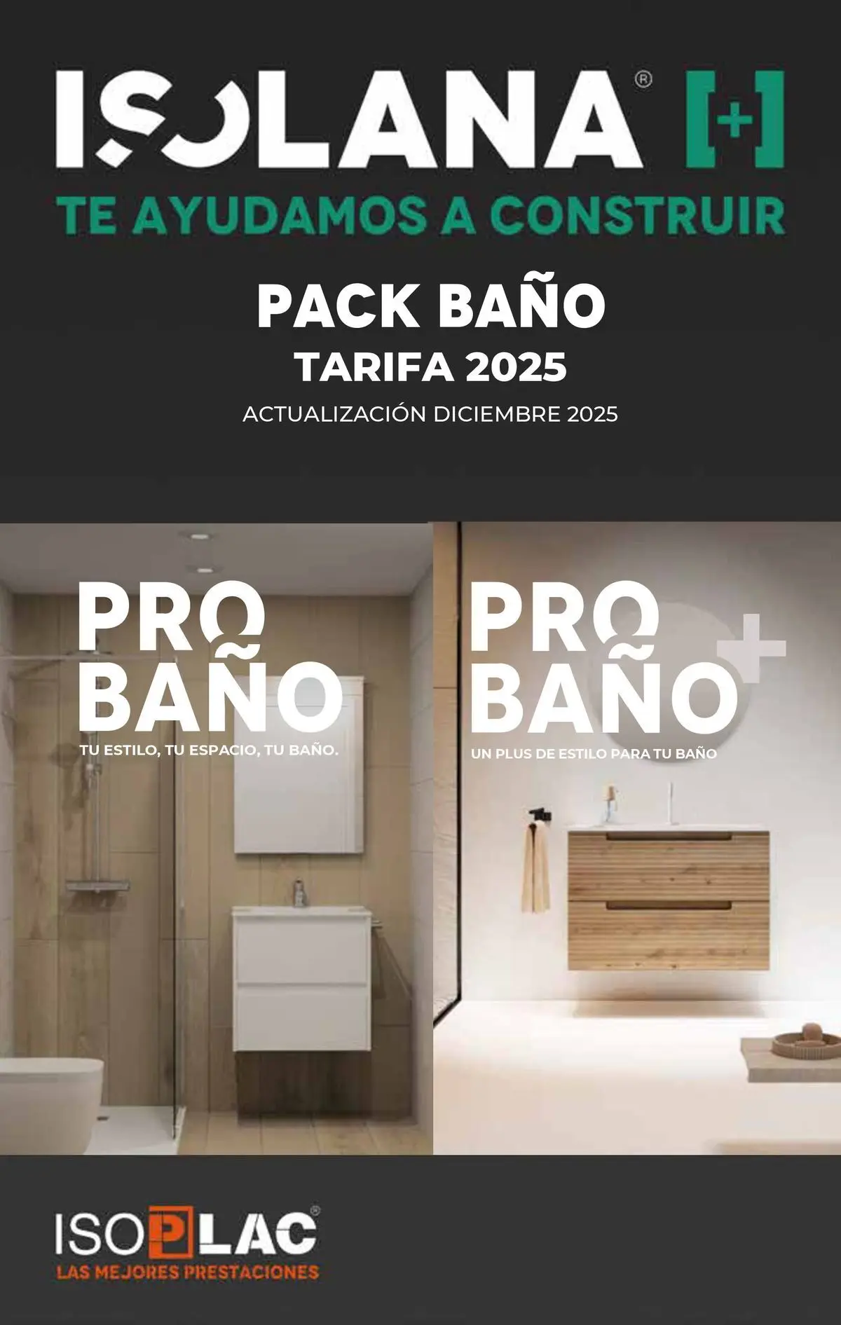Pack Baño Tarifa 2025