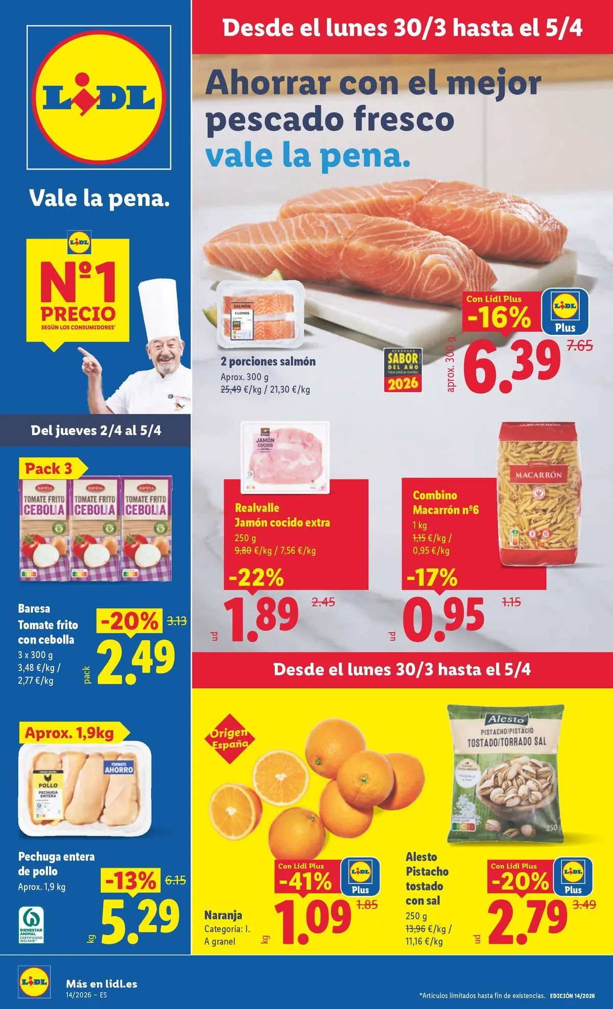 № 1 PRECIO- Ofertas válidas del 30/03 al 05/04