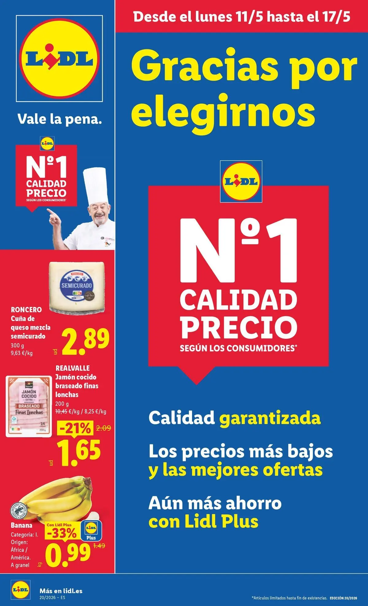 № 1 PRECIO- Ofertas válidas del 11/05 al 17/05