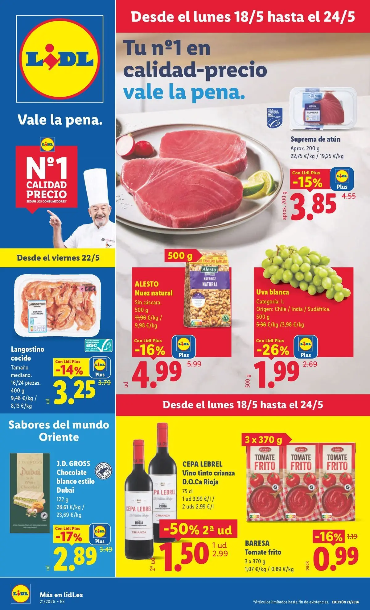 № 1 PRECIO- Ofertas válidas del 18/05 al 24/05