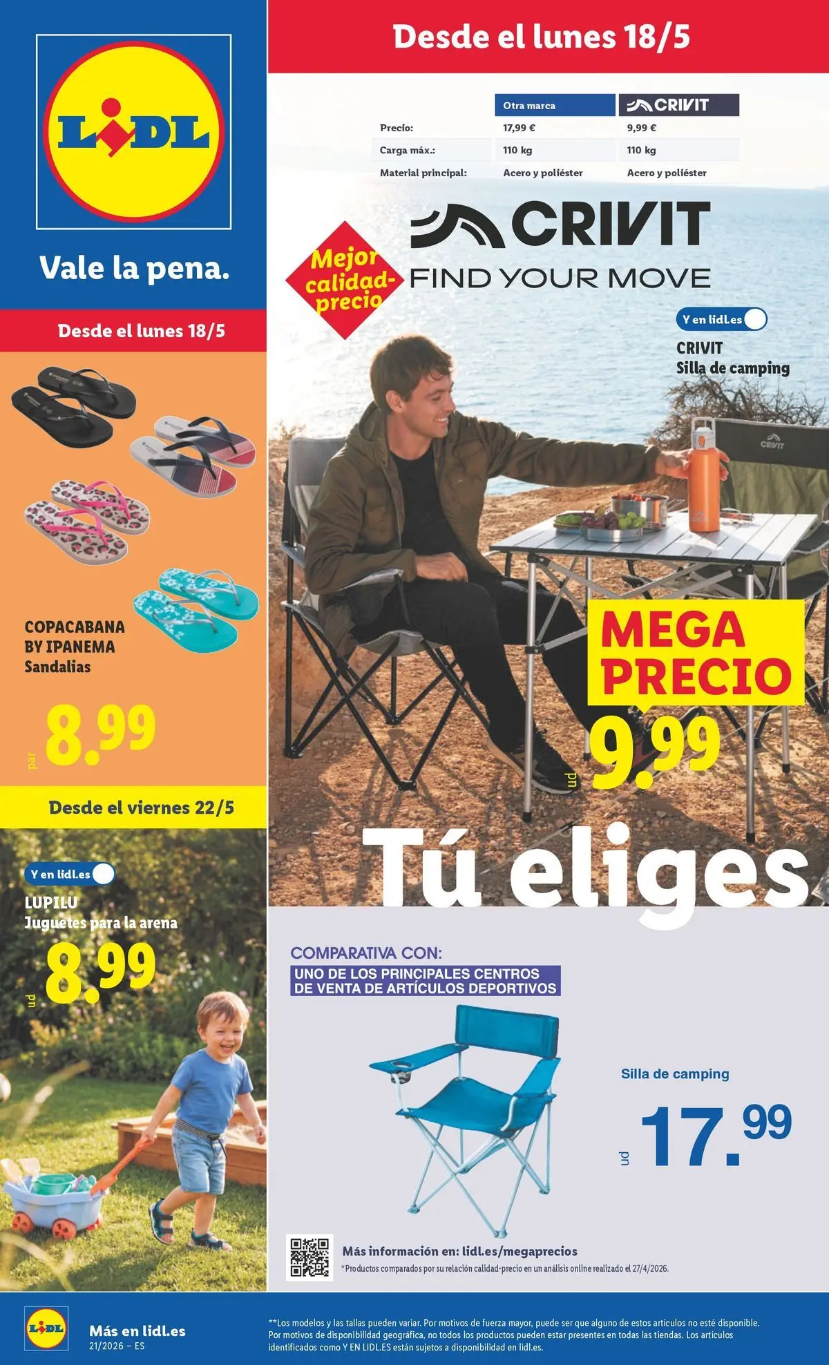 Bazar Lidl- Ofertas válidas del 18/05 al 24/05