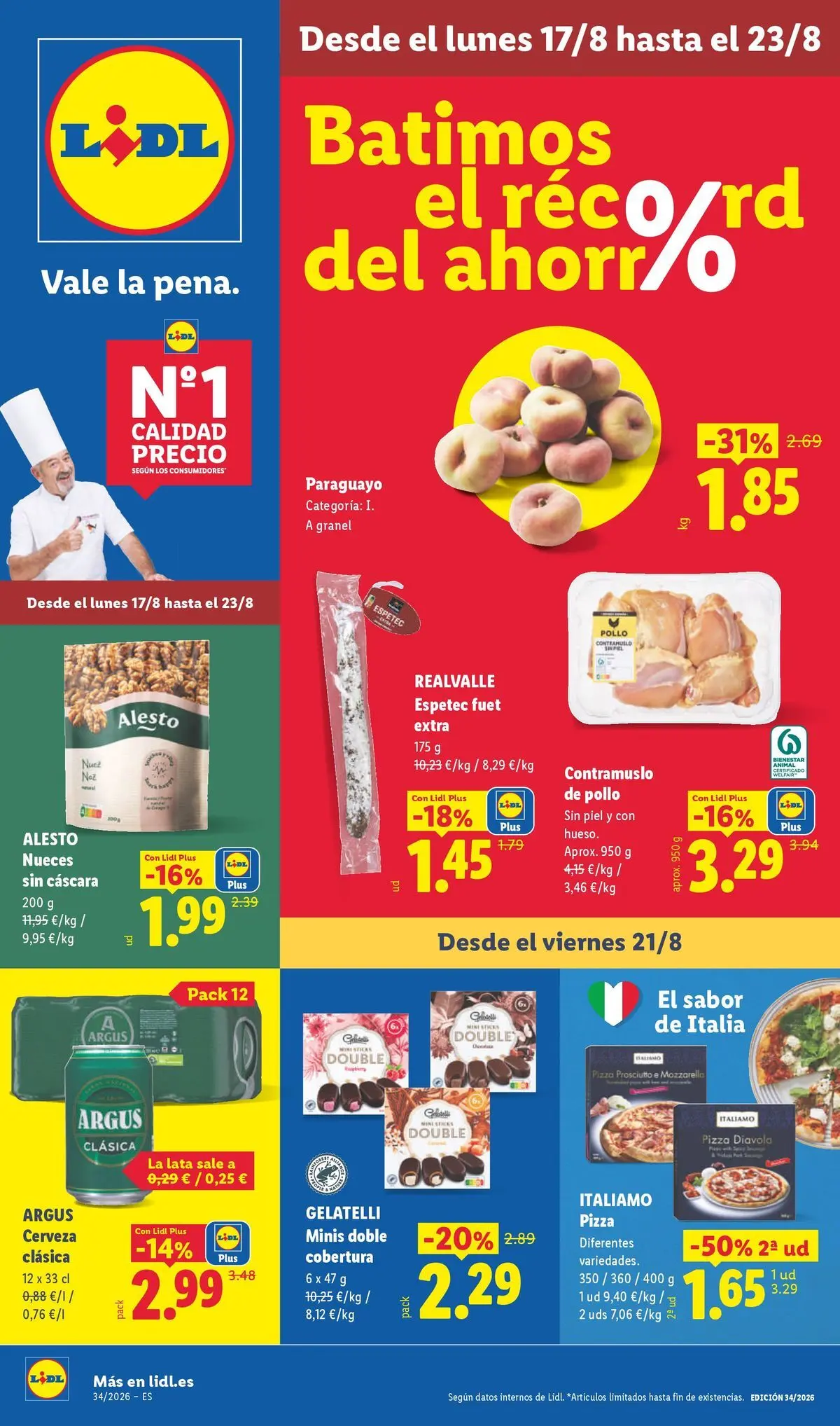 № 1 PRECIO- Ofertas válidas del 17/08 al 23/08