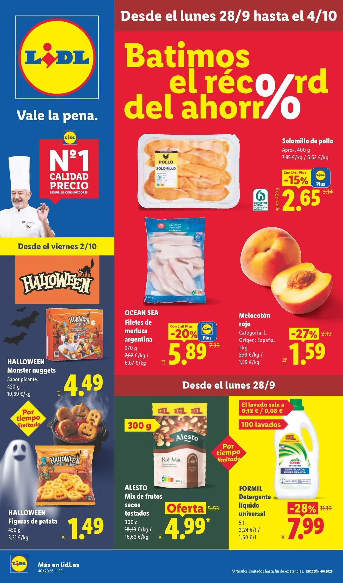№ 1 PRECIO - Ofertas válidas del 28/09 al 04/10