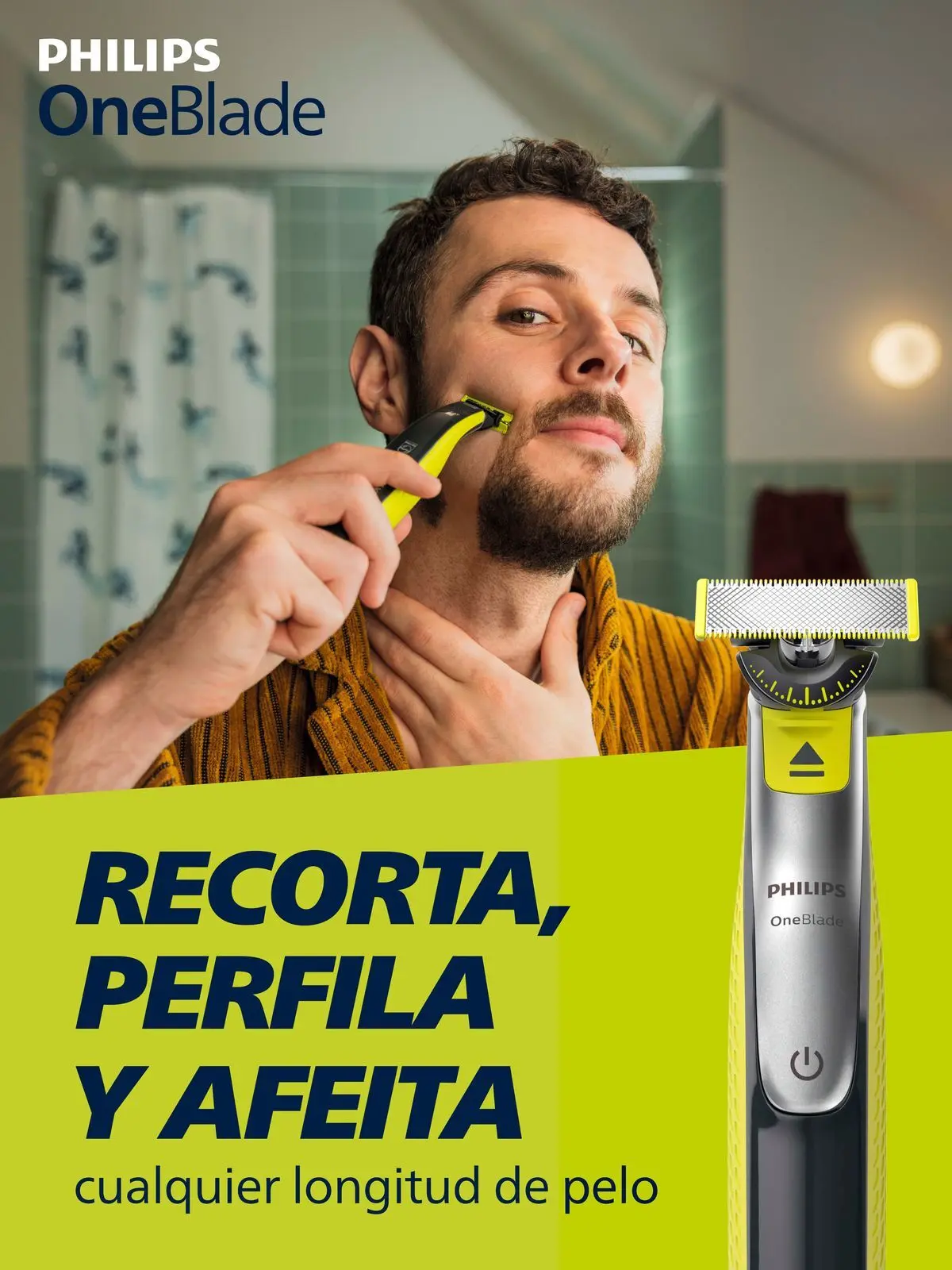 Recorta, perfila y afeita