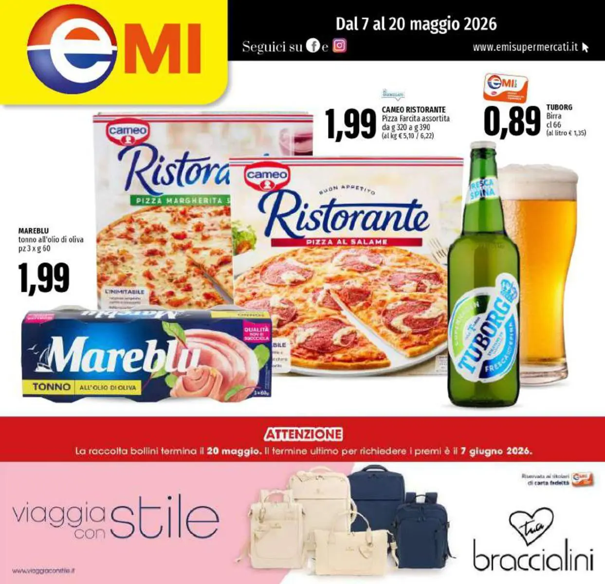 Dal 7 al 20 maggio 2026