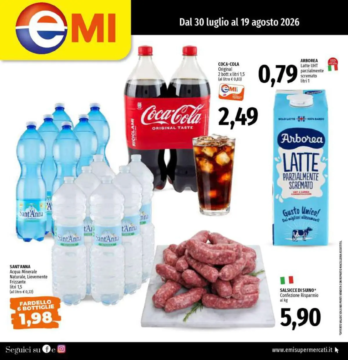 Dal 30 luglio al 18 agosto 2026