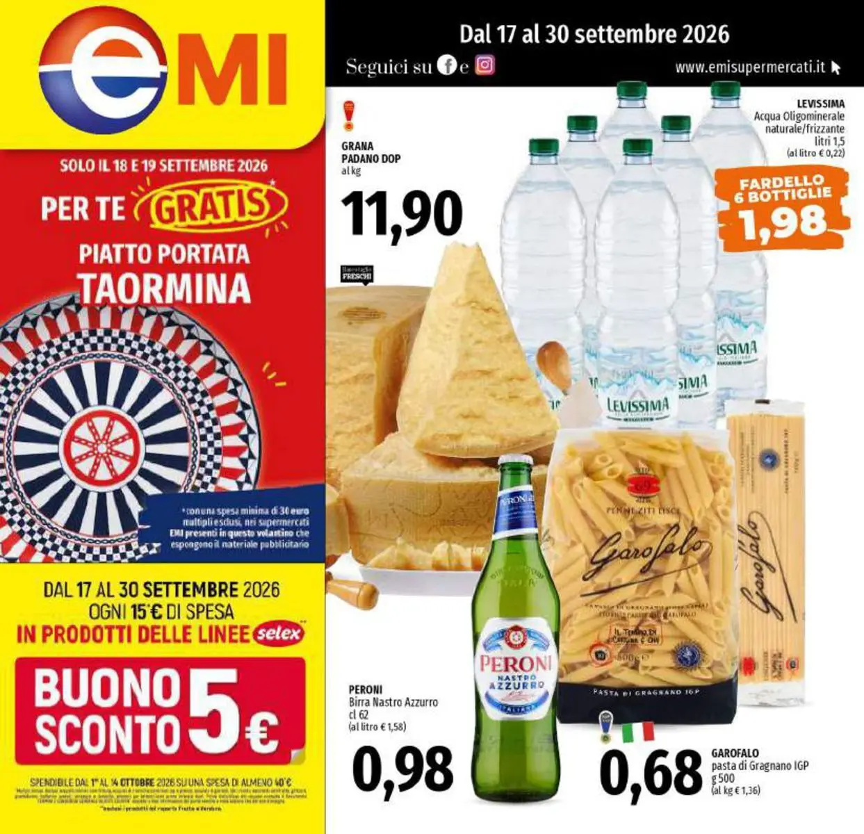 Dal 17 al 30 settembre 2026