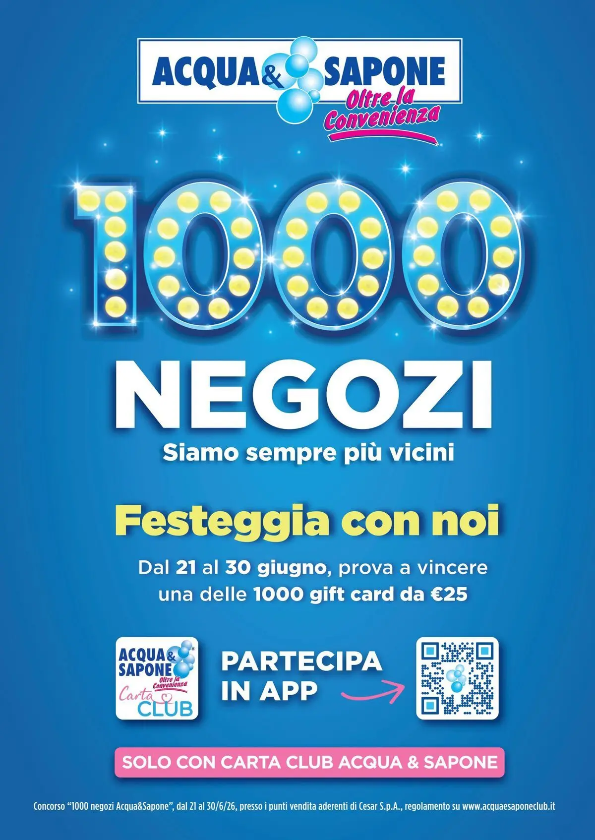 1000 negozi